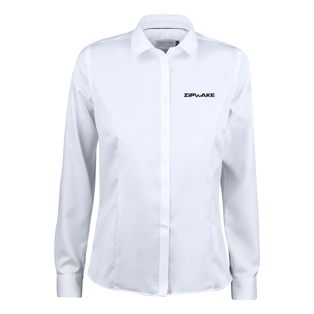J.H&F Green Bow 01 Woman shirt White